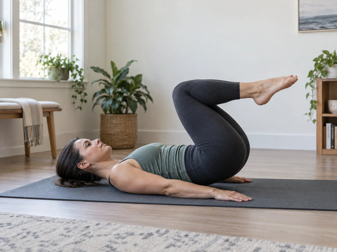 Reverse crunch: je bekken krullen zonder zwaaien